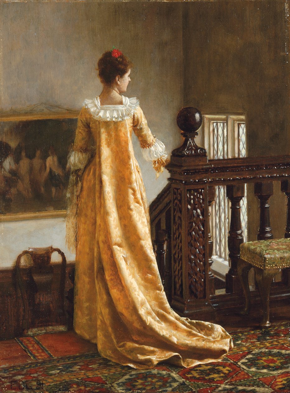 De Gouden Trein door Edmund Blair Leighton
