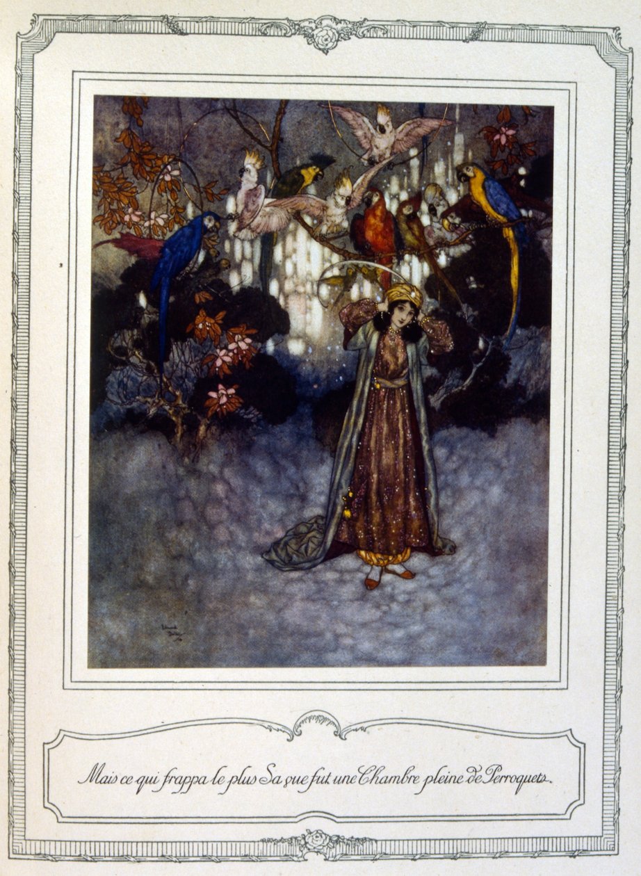 Belle en het Beest door Edmund Dulac