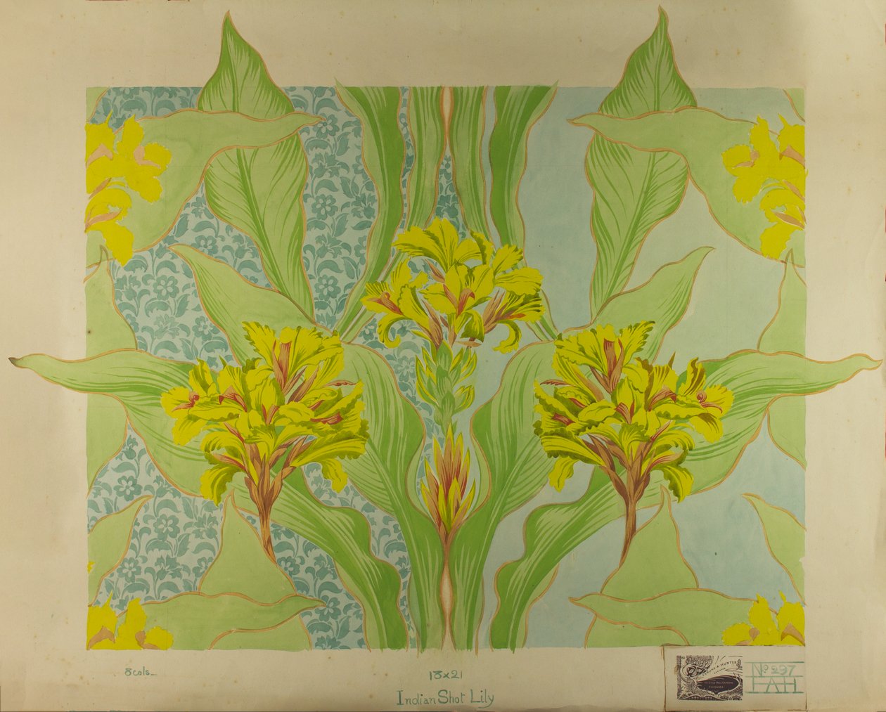 Indische schietlelie, ca. 1895 door Edmund Hunter