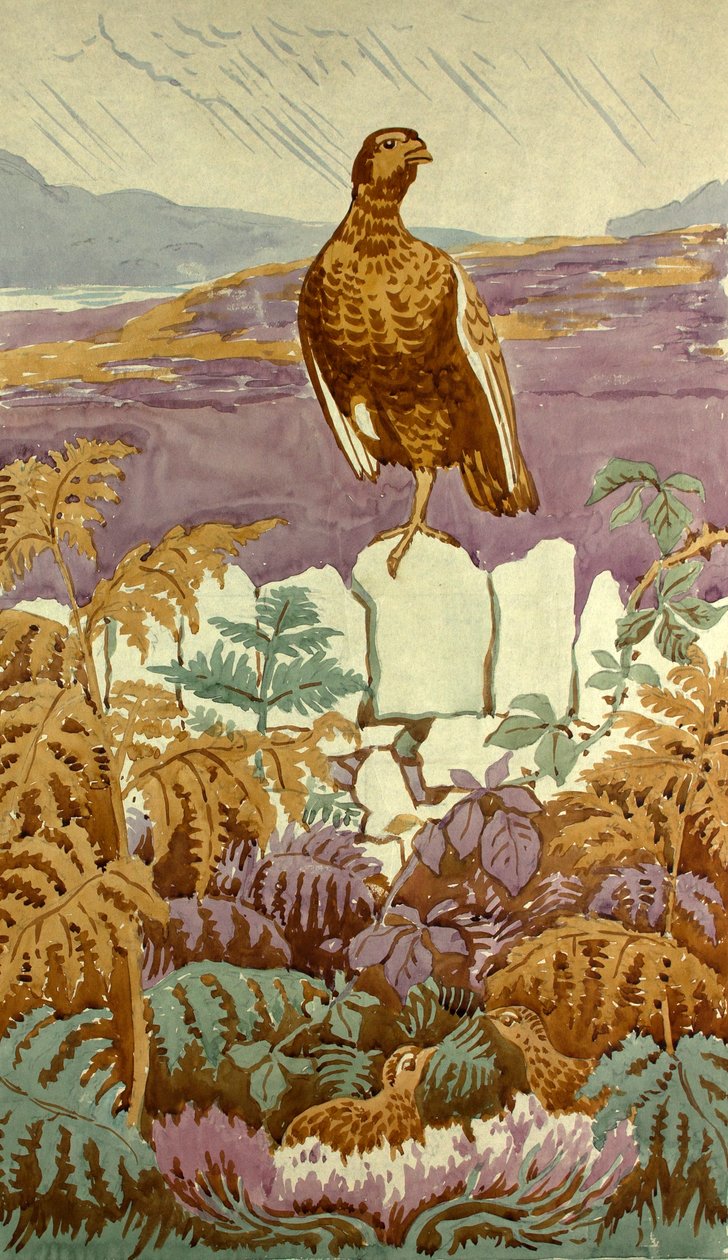 Uitkijk op de heide, c.1930 door Edmund Hunter