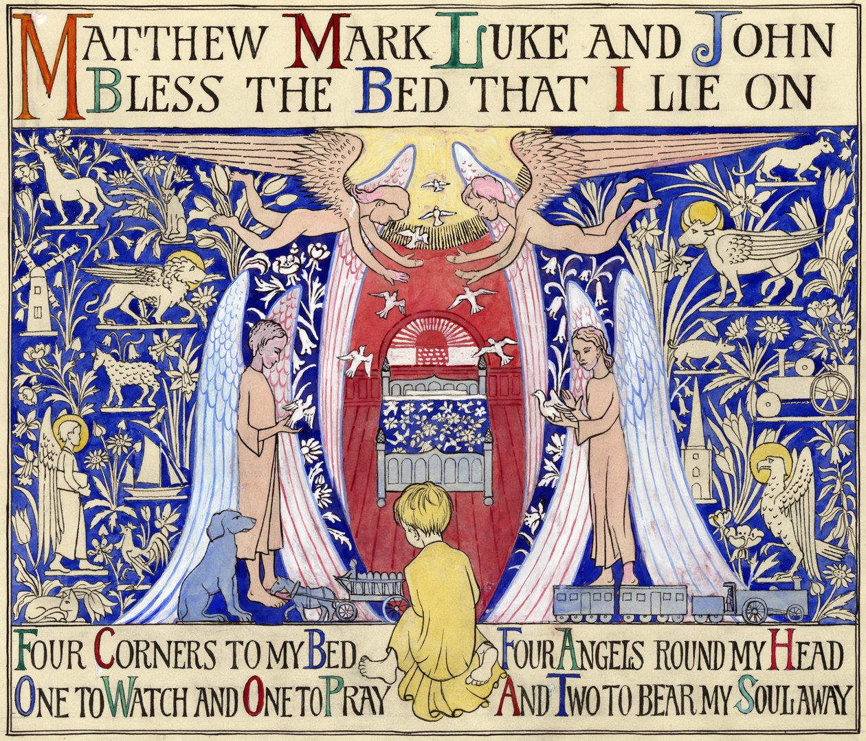 Mattheüs, Marcus, Lucas & Johannes, ca. 1935 door Edmund Hunter