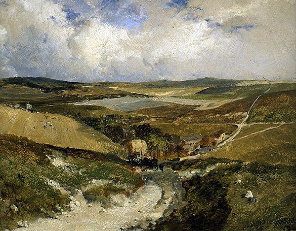 Hoving Dean, Sussex Downs door Edmund John Niemann