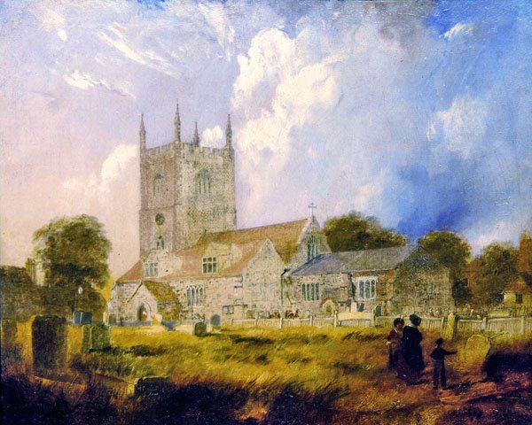 Oude Henley Kerk door Edmund John Niemann