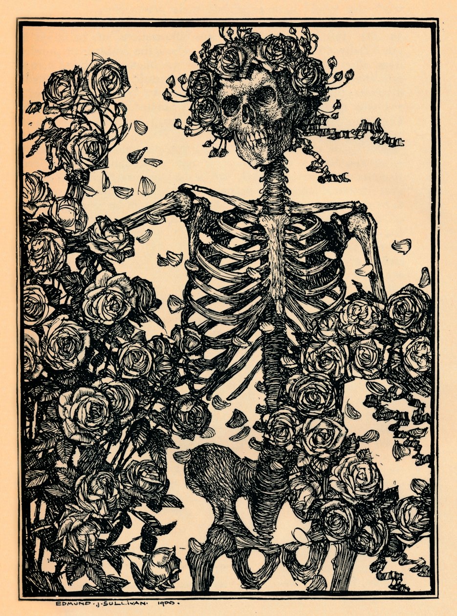 Illustratie voor The Rubaiyat van Omar Khayyam, 1900 door Edmund Joseph Sullivan