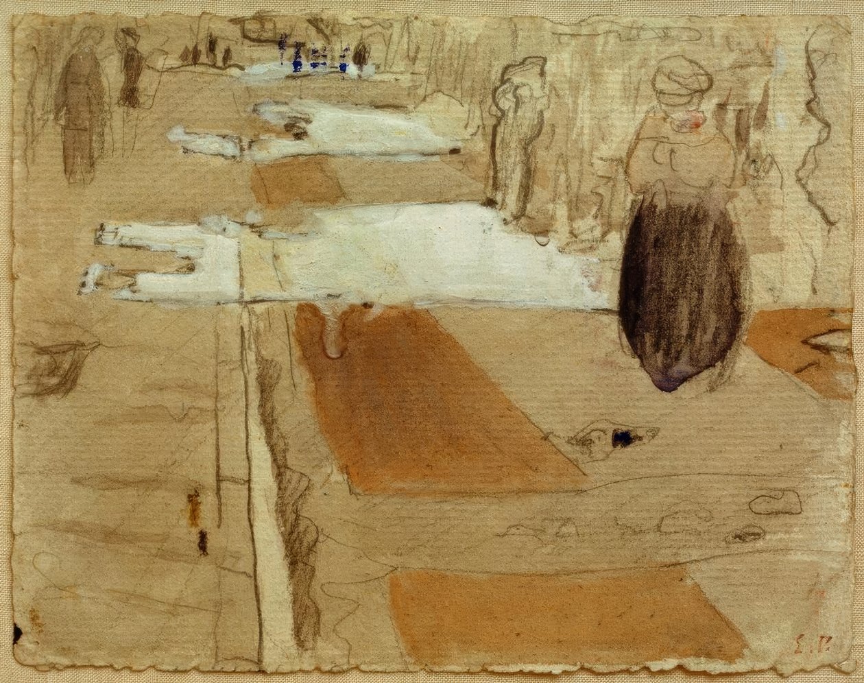 De laan door Edouard Vuillard