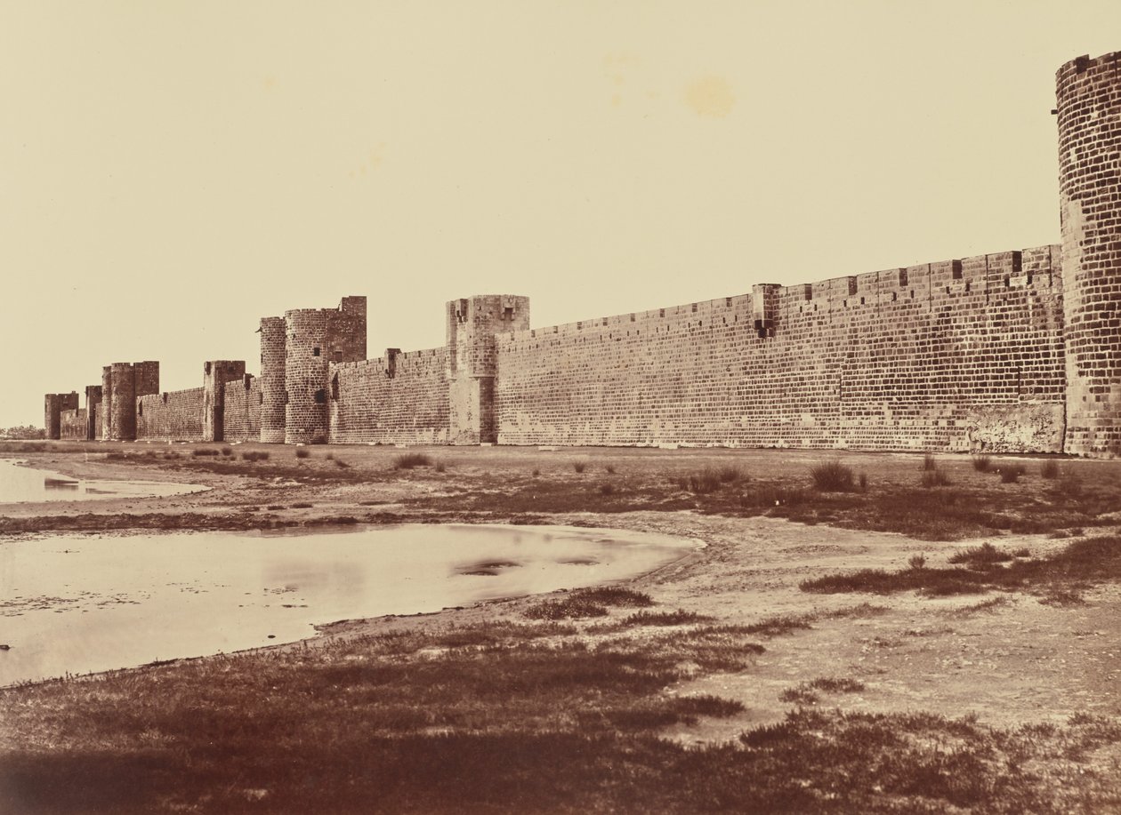 Aigues-Mortes door Édouard Baldus