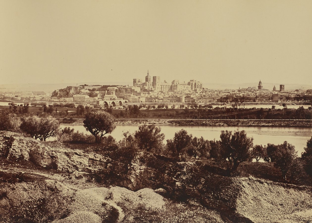 Avignon door Édouard Baldus