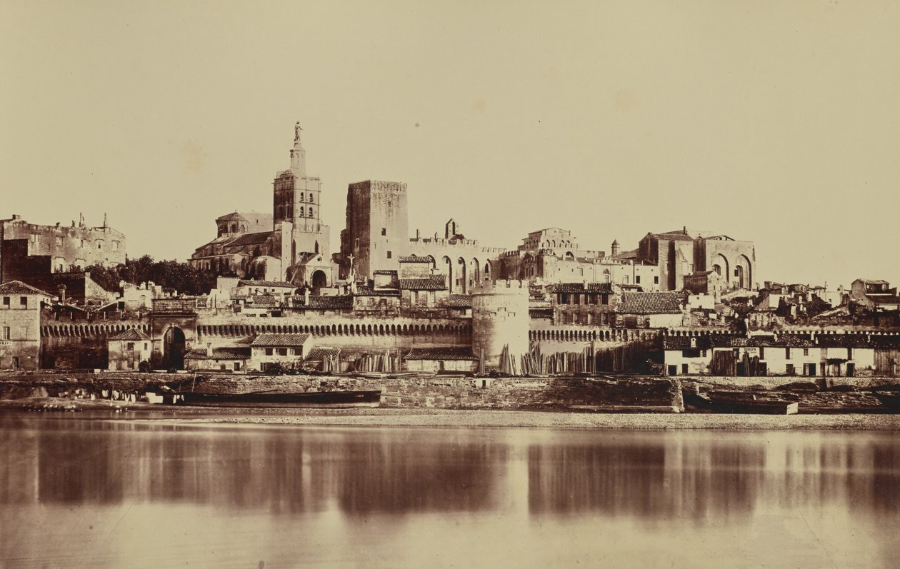 Avignon door Édouard Baldus