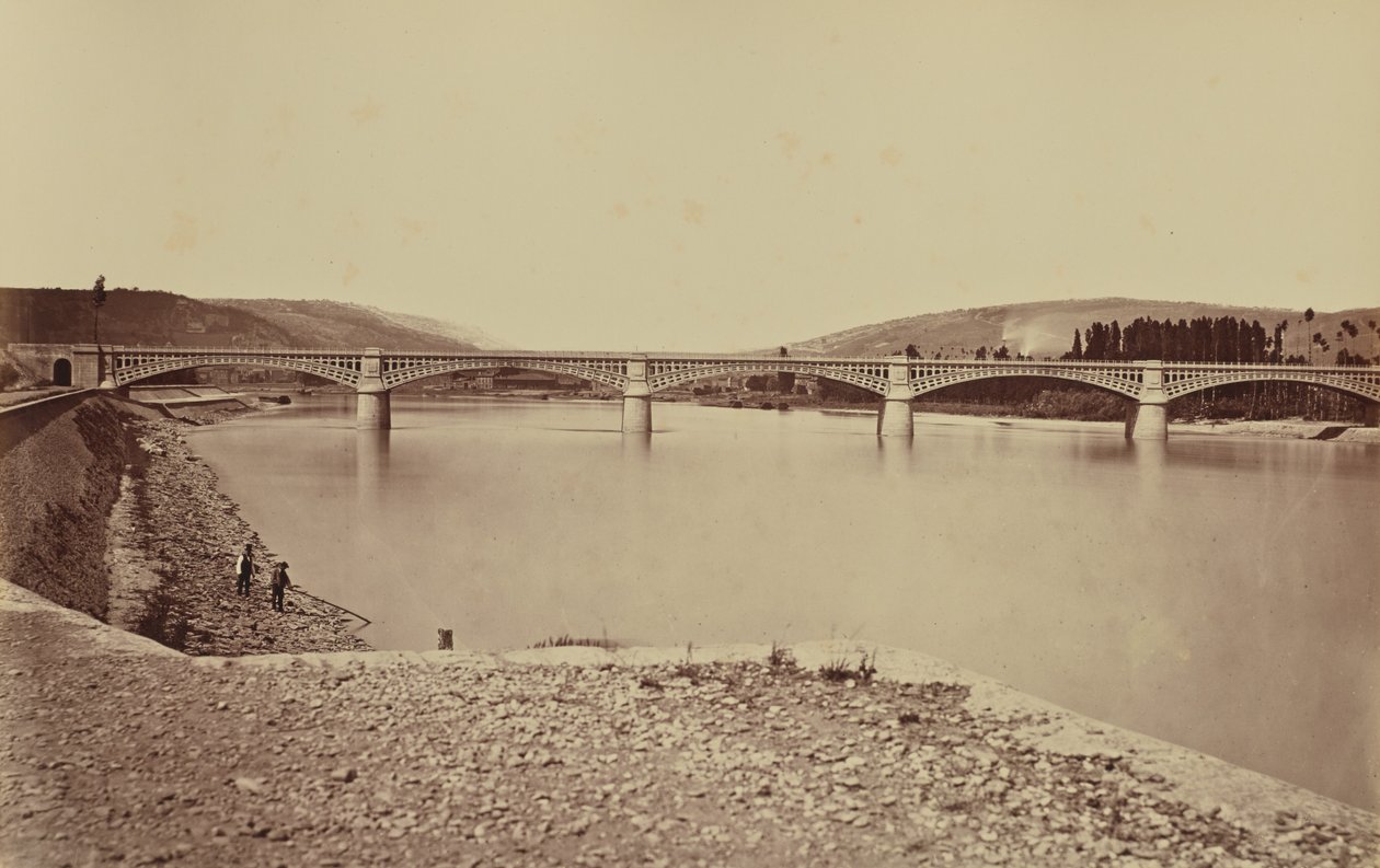 Givors. Viaduc door Édouard Baldus