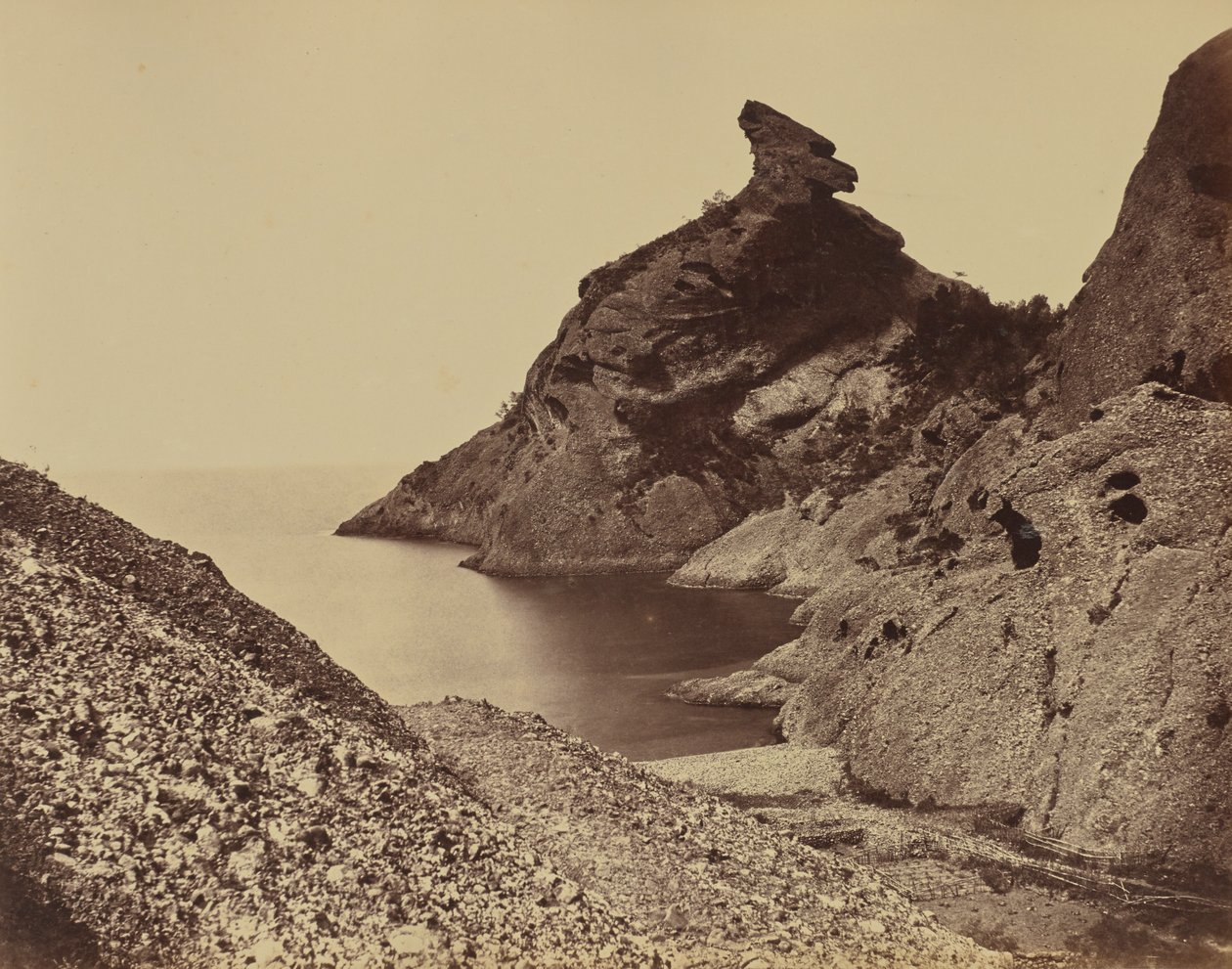 De monnik door Édouard Baldus