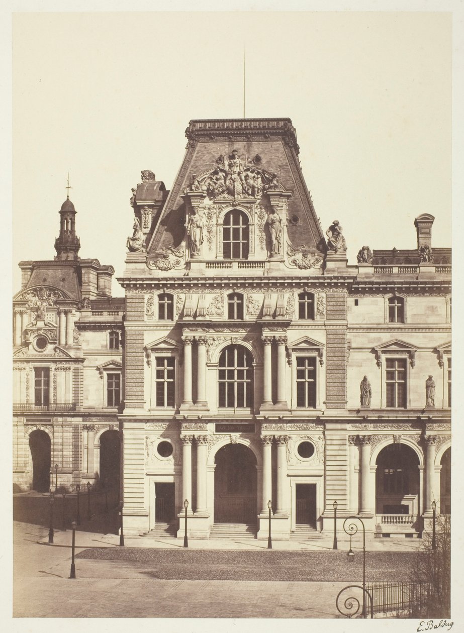De Tuilerieën door Édouard Baldus