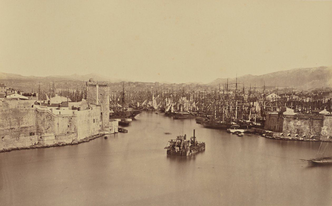 Marseille door Édouard Baldus
