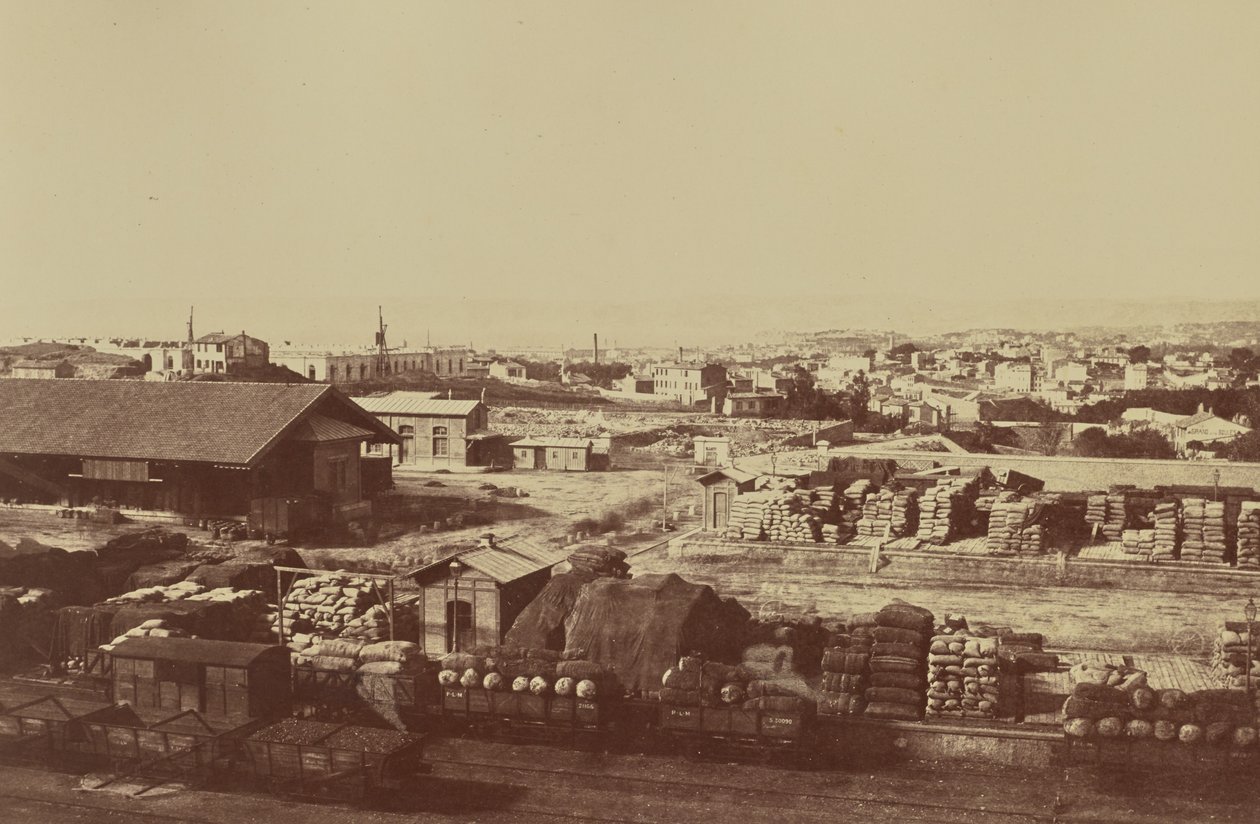 Marseille door Édouard Baldus