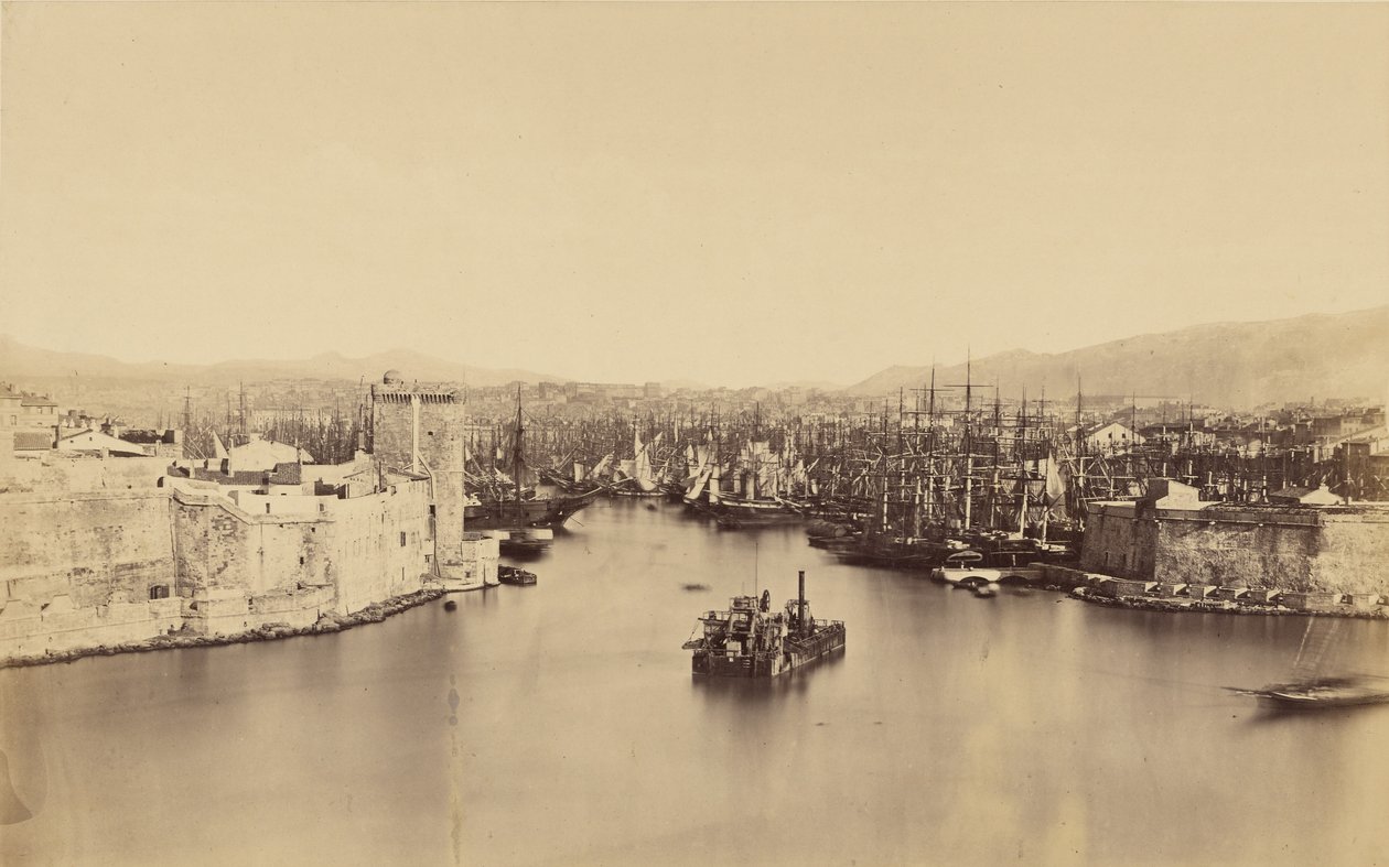 Marseille door Édouard Baldus