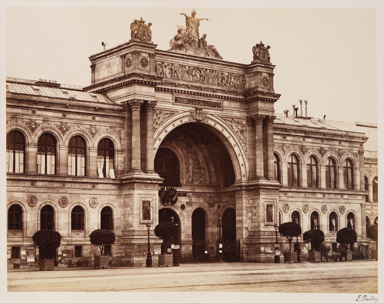 Paleis van de Industrie door Édouard Baldus
