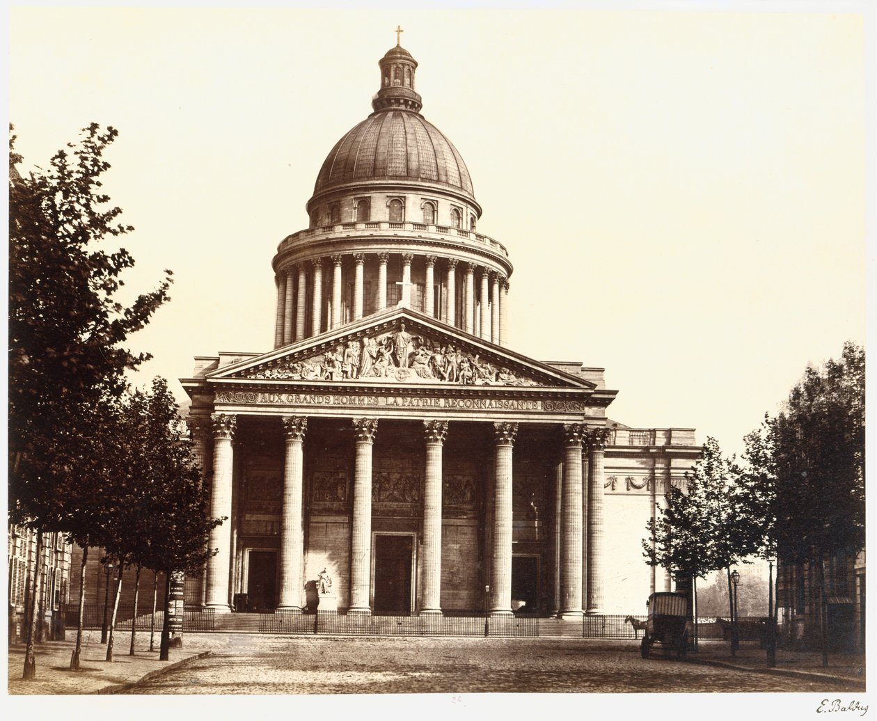 Panthéon door Édouard Baldus