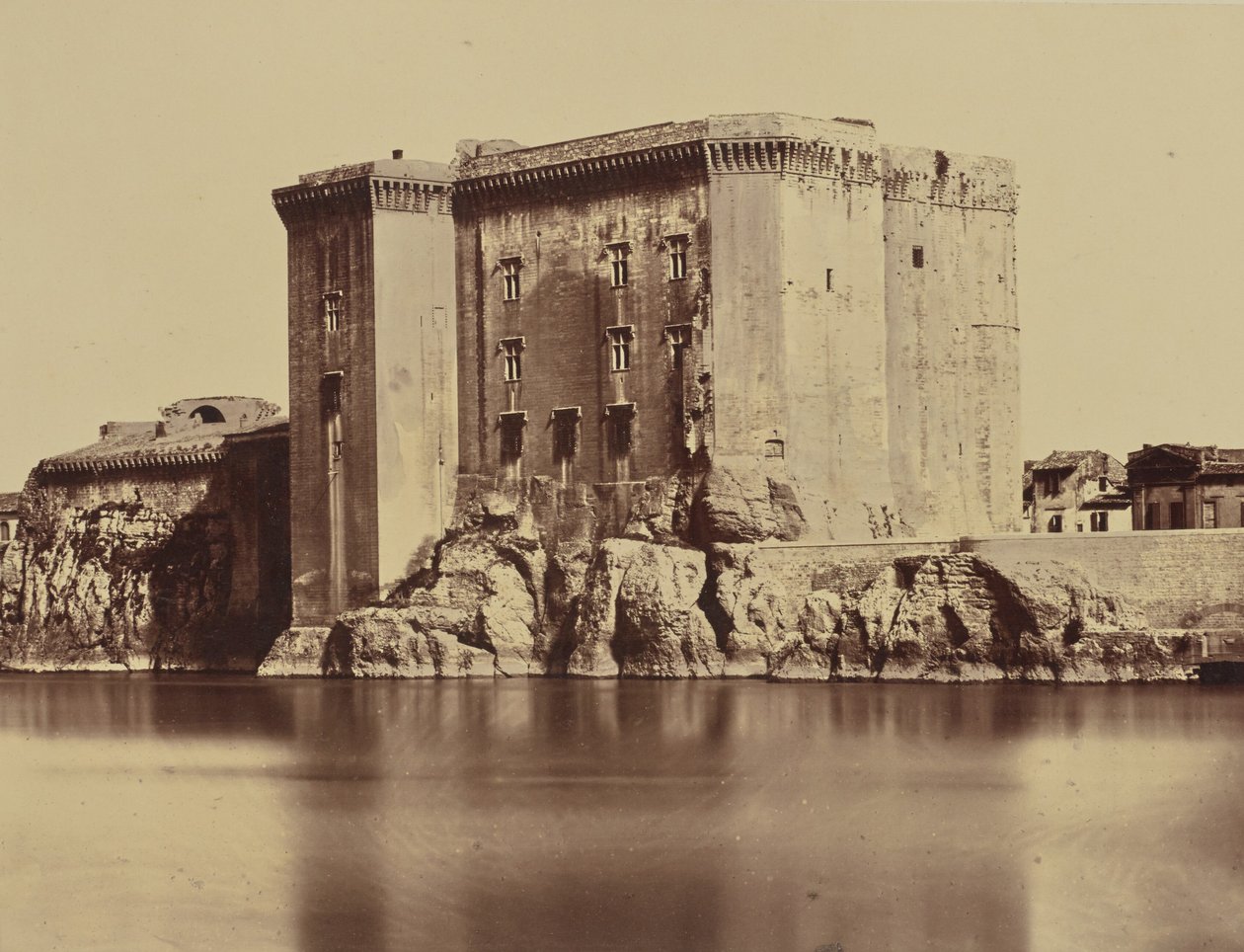 Tarascon. Kasteel door Édouard Baldus