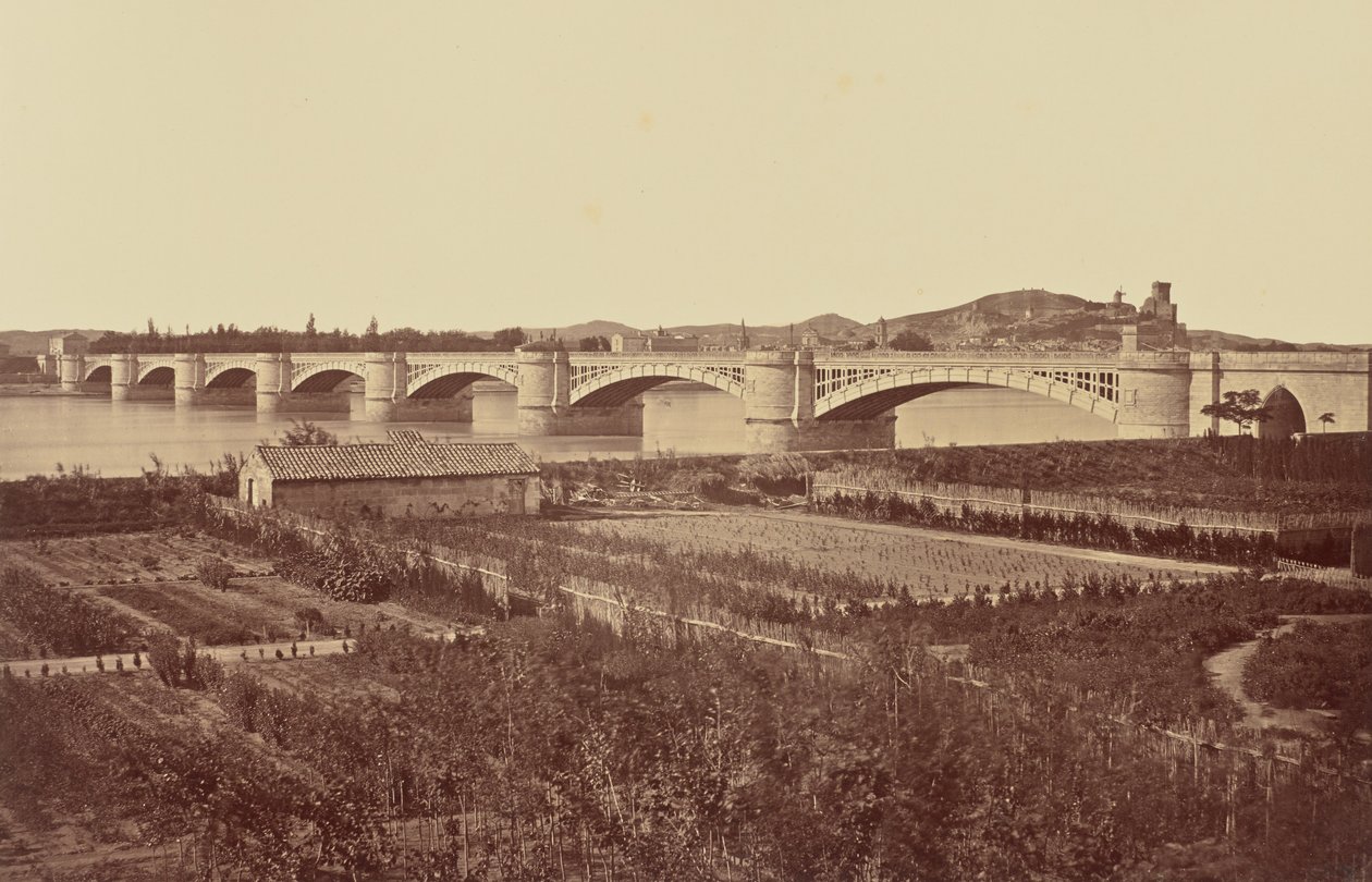Tarascon. Viaduct door Édouard Baldus