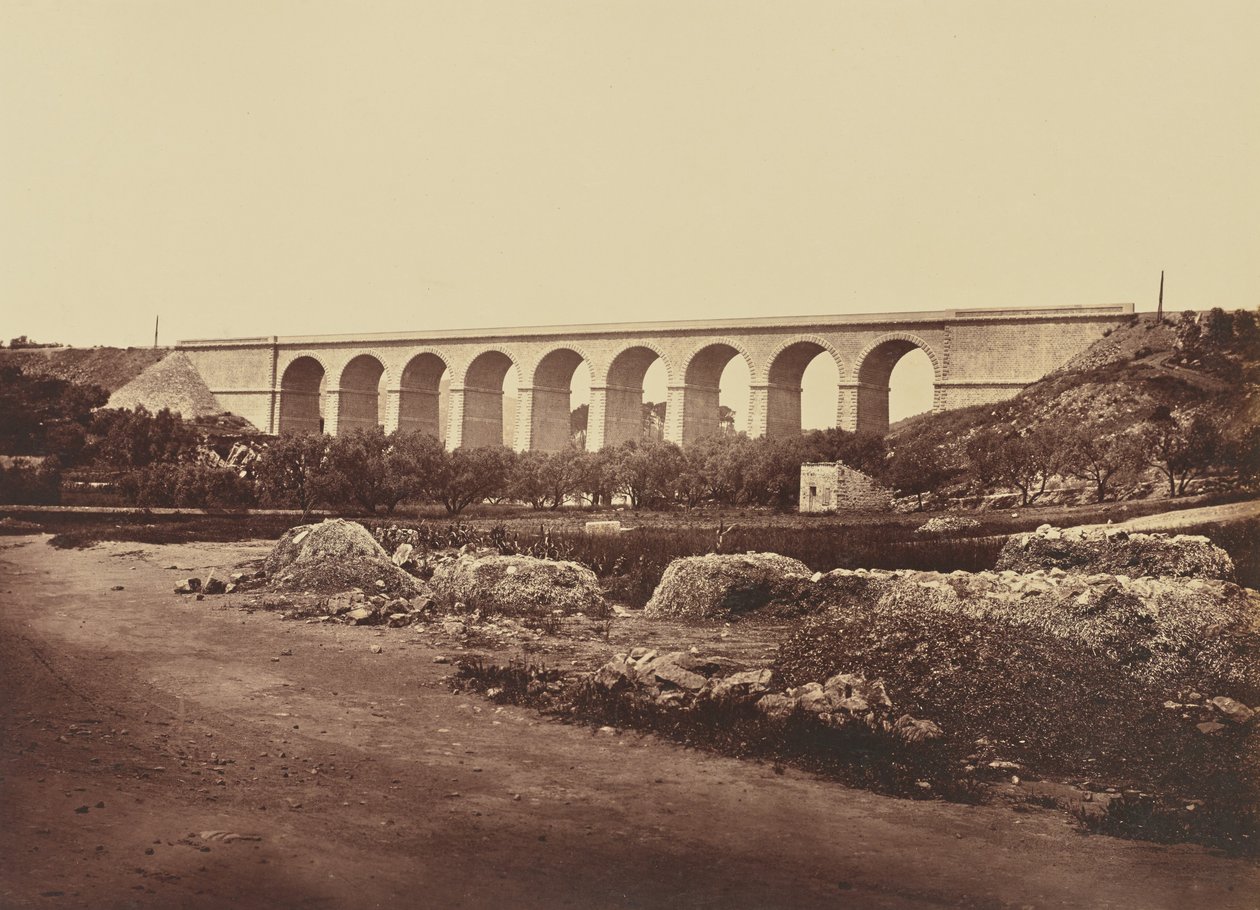 Viaduct van Bandol door Édouard Baldus