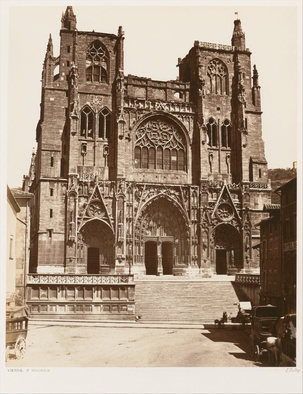 Vienne, Saint-Maurice door Édouard Baldus