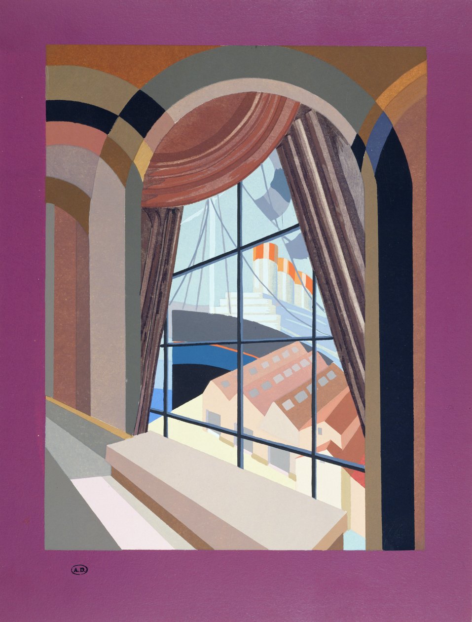 Behangontwerp, uit 