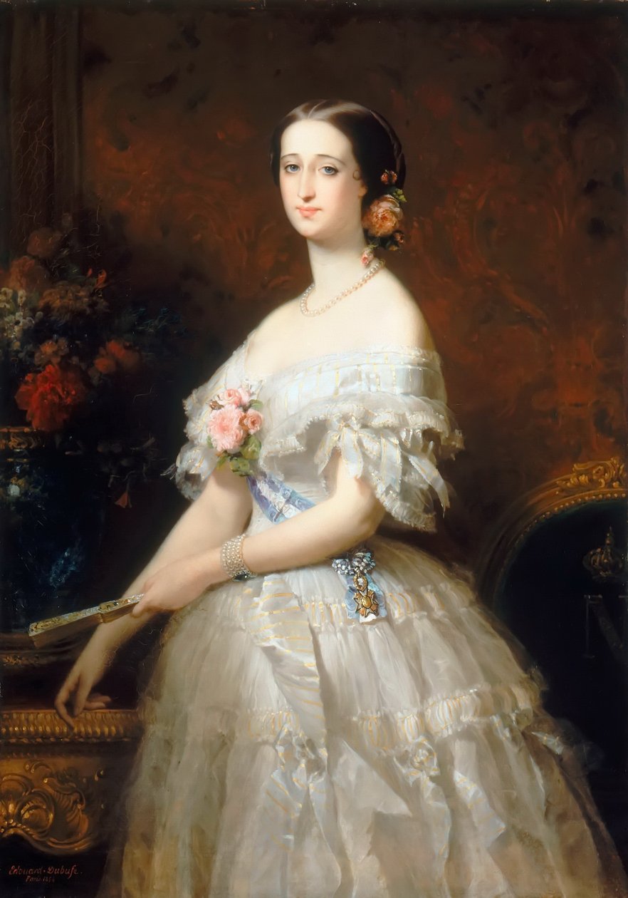 Eugénie de Montijo, Keizerin van de Fransen door Edouard Louis Dubufe