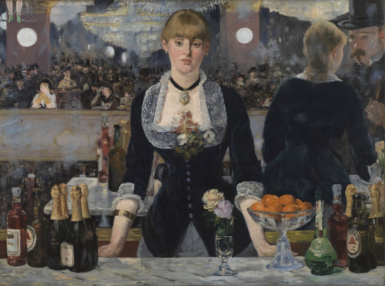 Een bar in de Folies-Bergère, 1881-82 door Édouard Manet