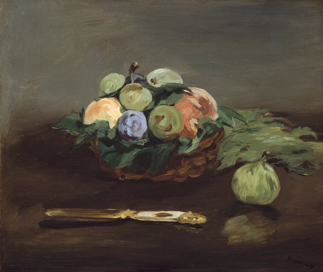 Fruitmand door Édouard Manet