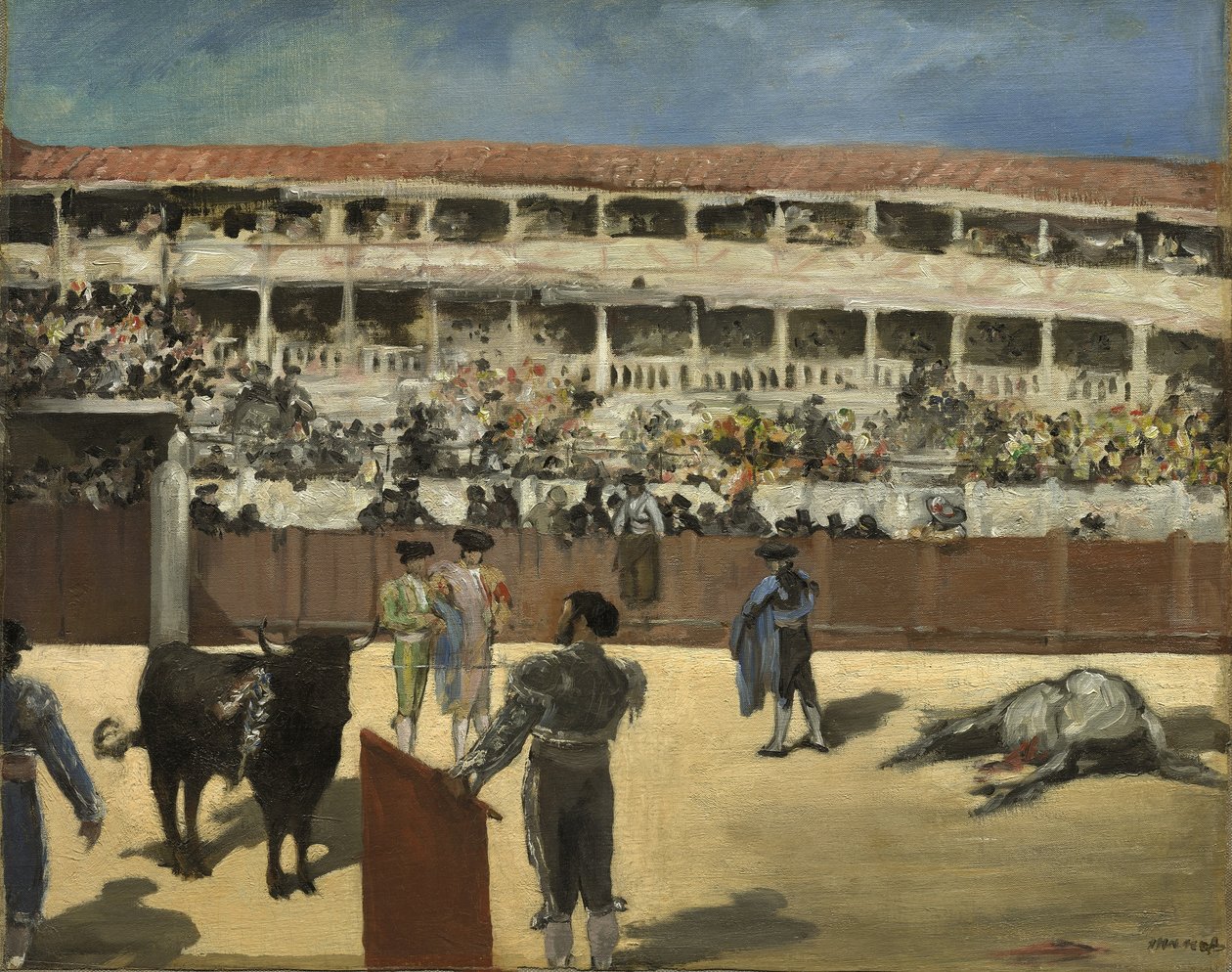 Stierengevecht, 1865-66 door Édouard Manet