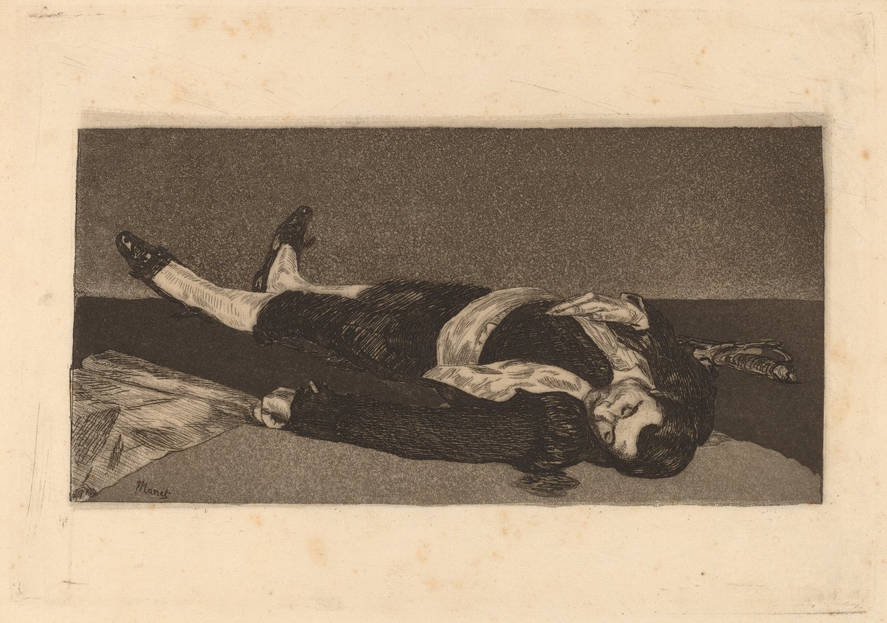 Dode Toreador door Édouard Manet