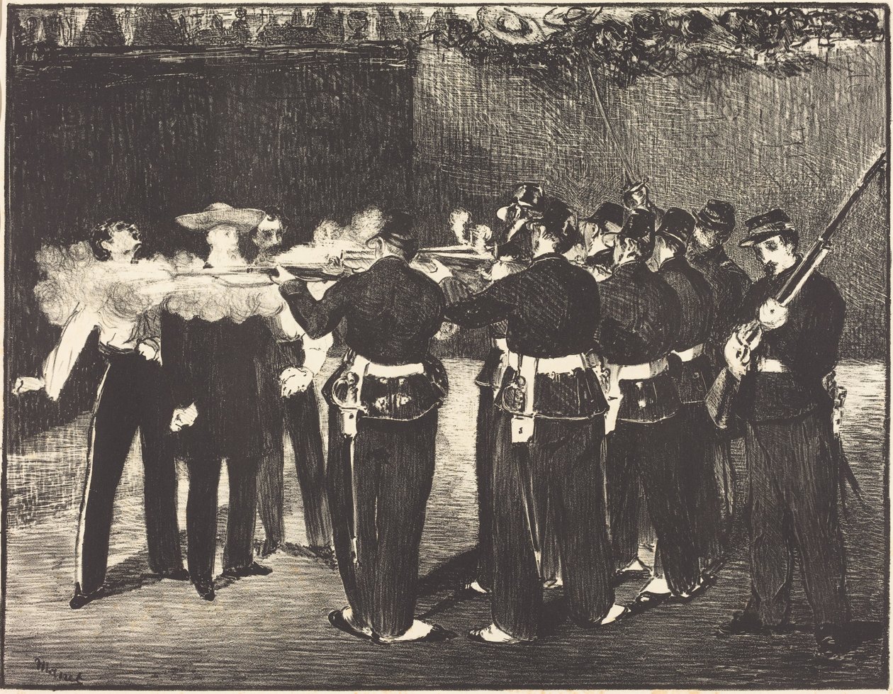 De dood van Maximiliaan bij Querétaro (L