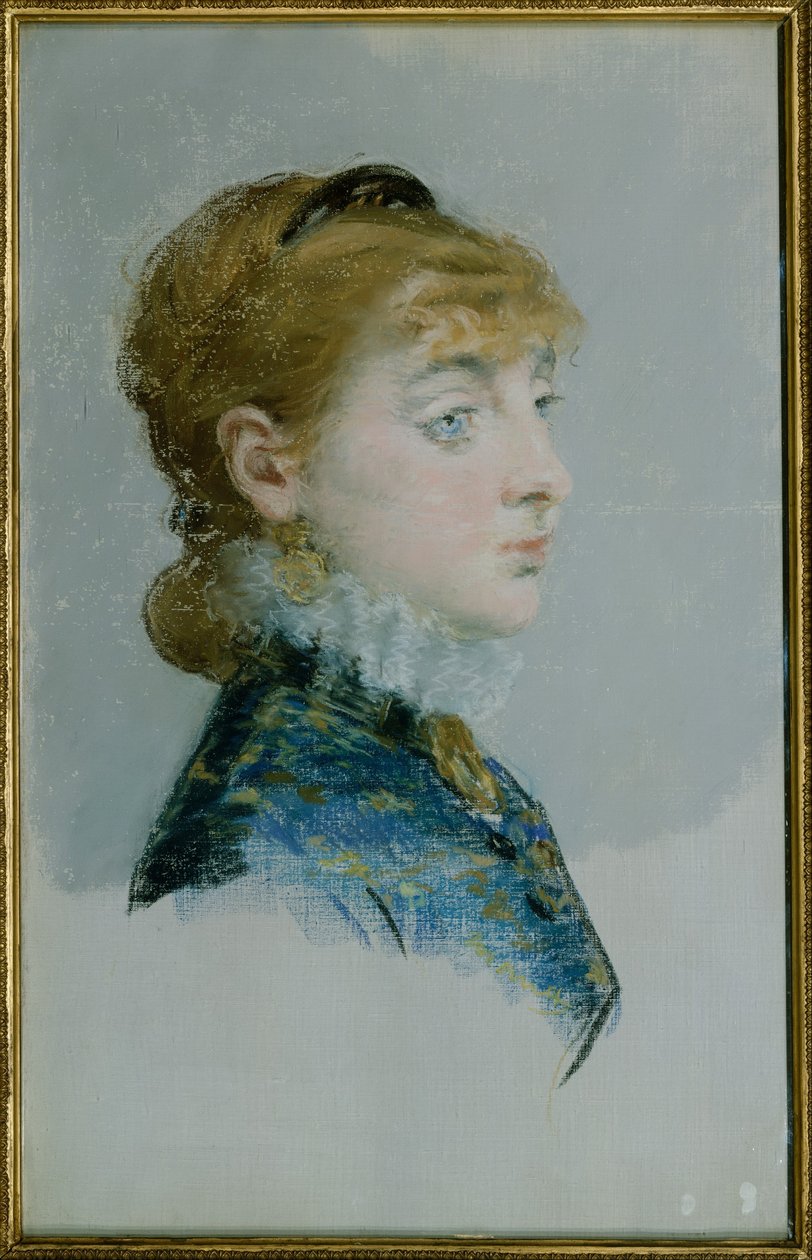 Emilie-Louise Delabigne (1848–1910), ook wel Valtesse de la Bigne genoemd door Édouard Manet
