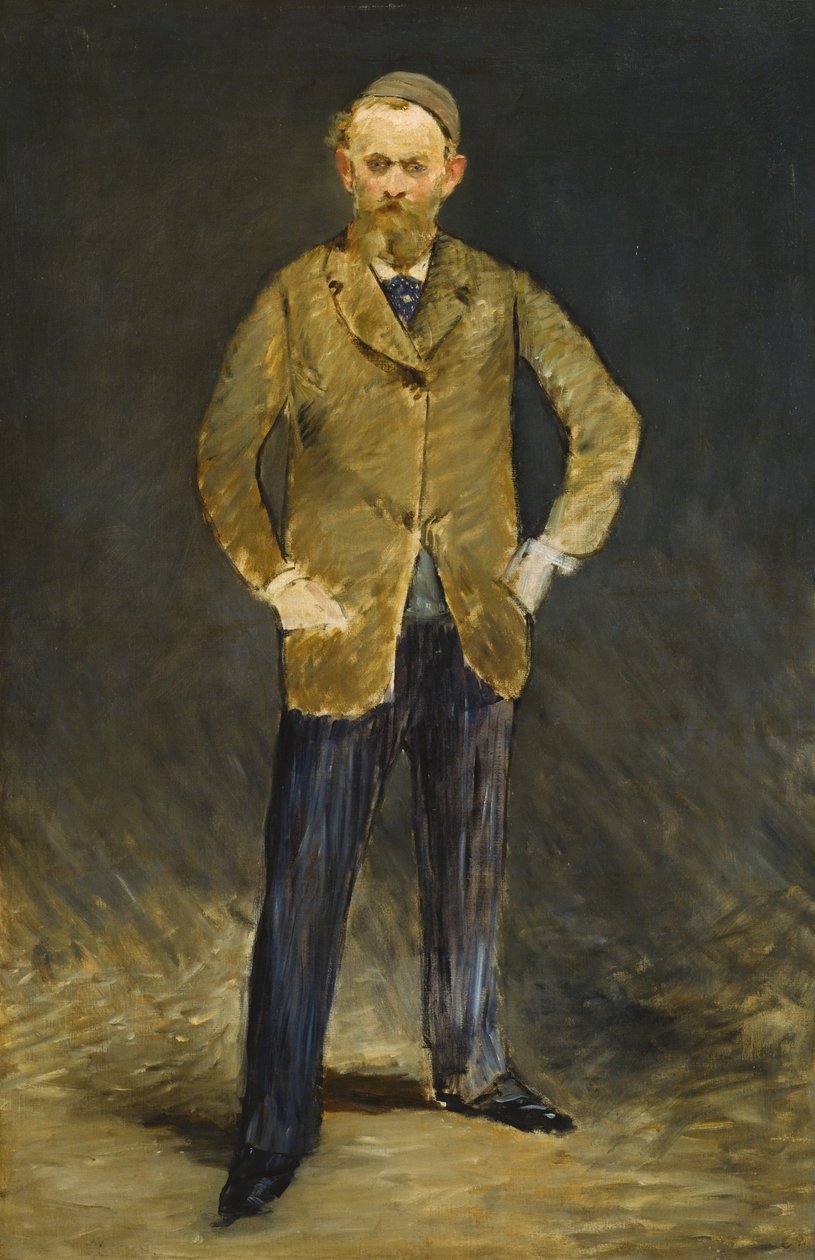 Frans: Autoportrait avec chapeau Zelfportret door Édouard Manet