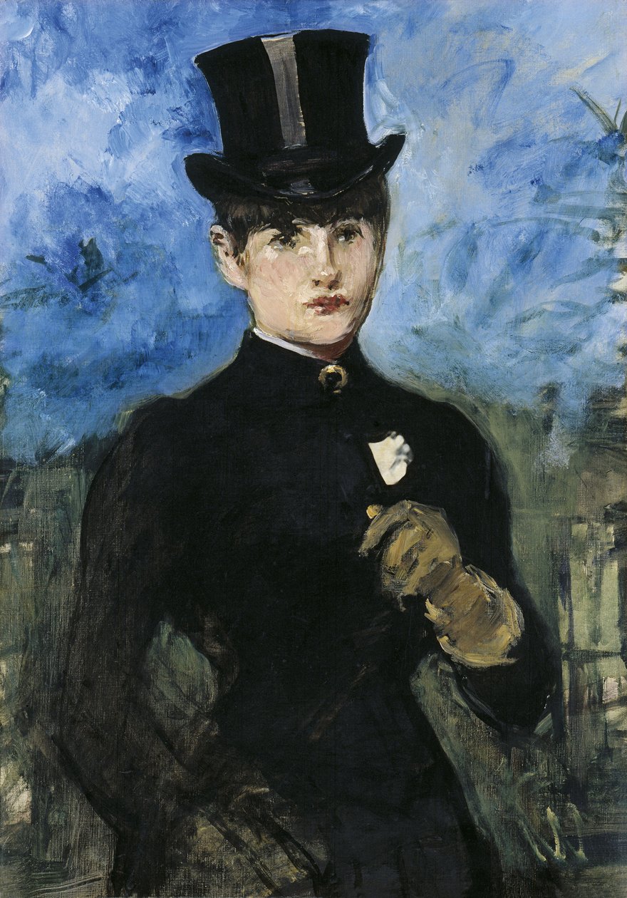 Amazone, Vooraanzicht, c. 1882 door Édouard Manet