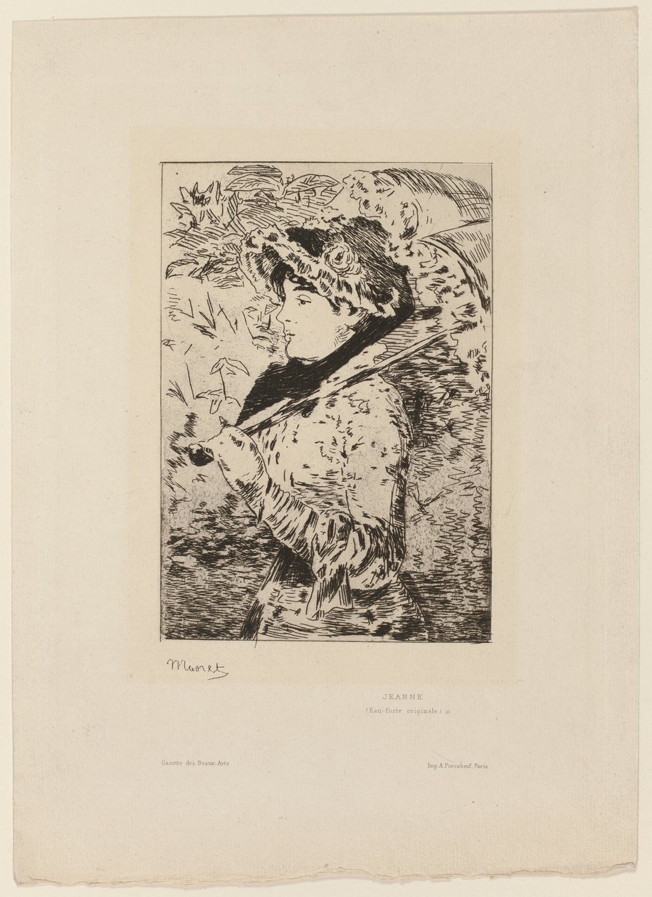 Jeanne (Lente) door Édouard Manet