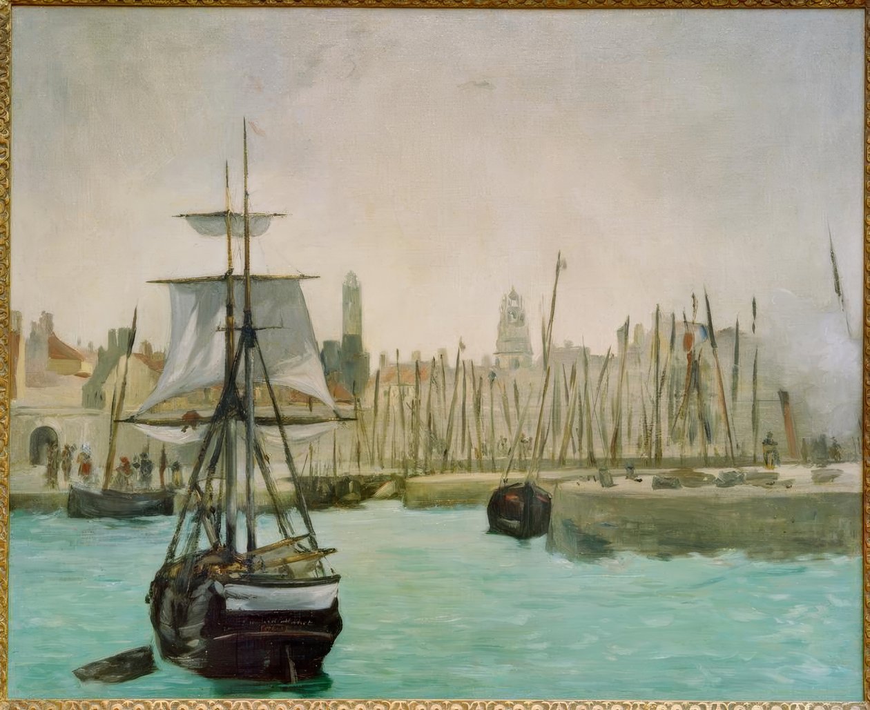 De Haven van Calais door Édouard Manet