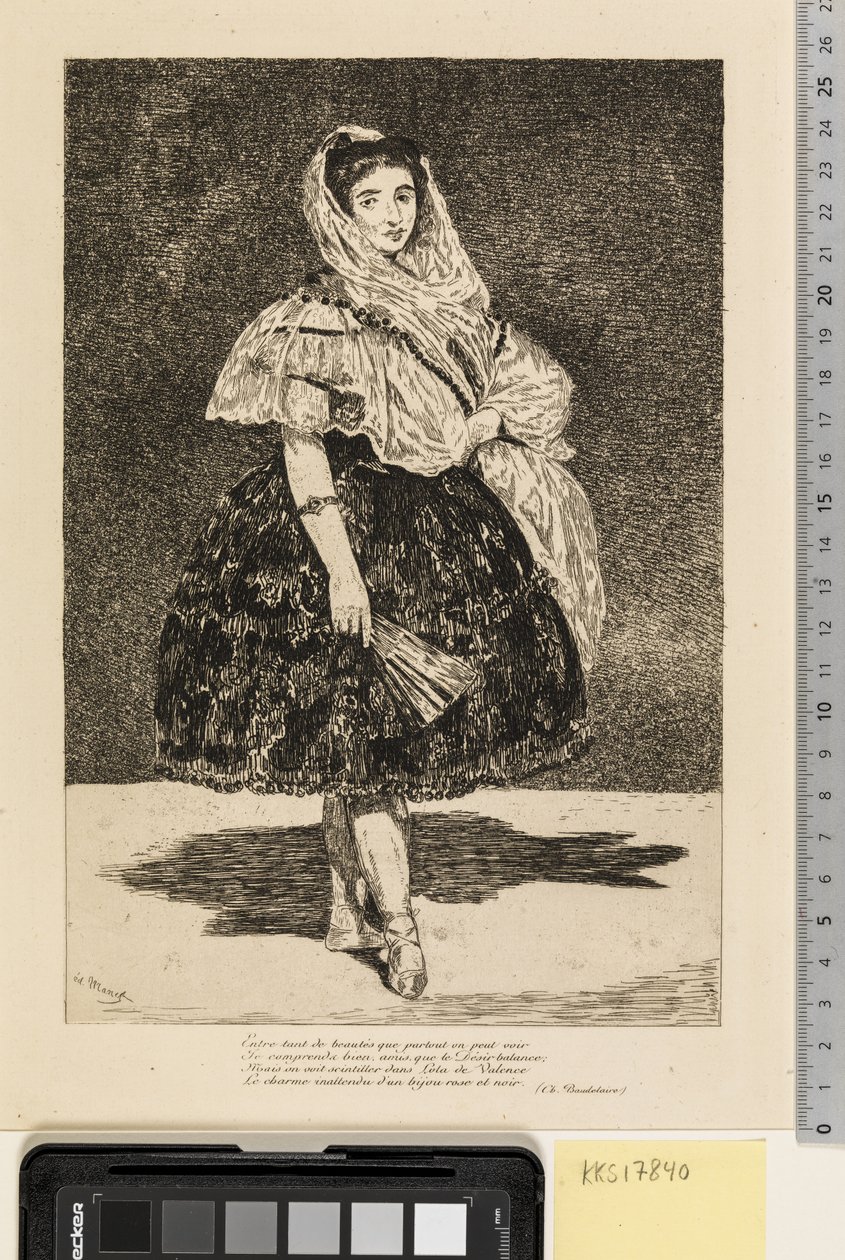 Lola de Valence door Édouard Manet