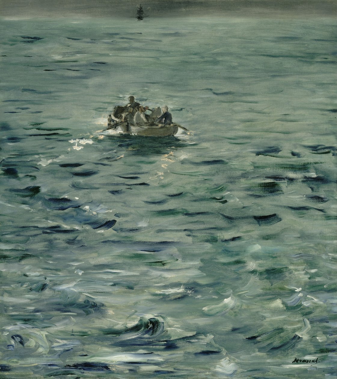 Ontsnappen uit Rochefort door Édouard Manet