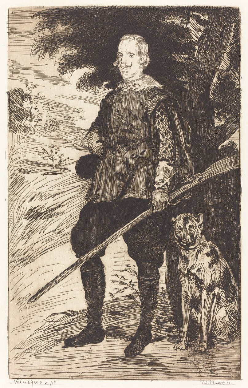 Philip IV, 1862 door Édouard Manet