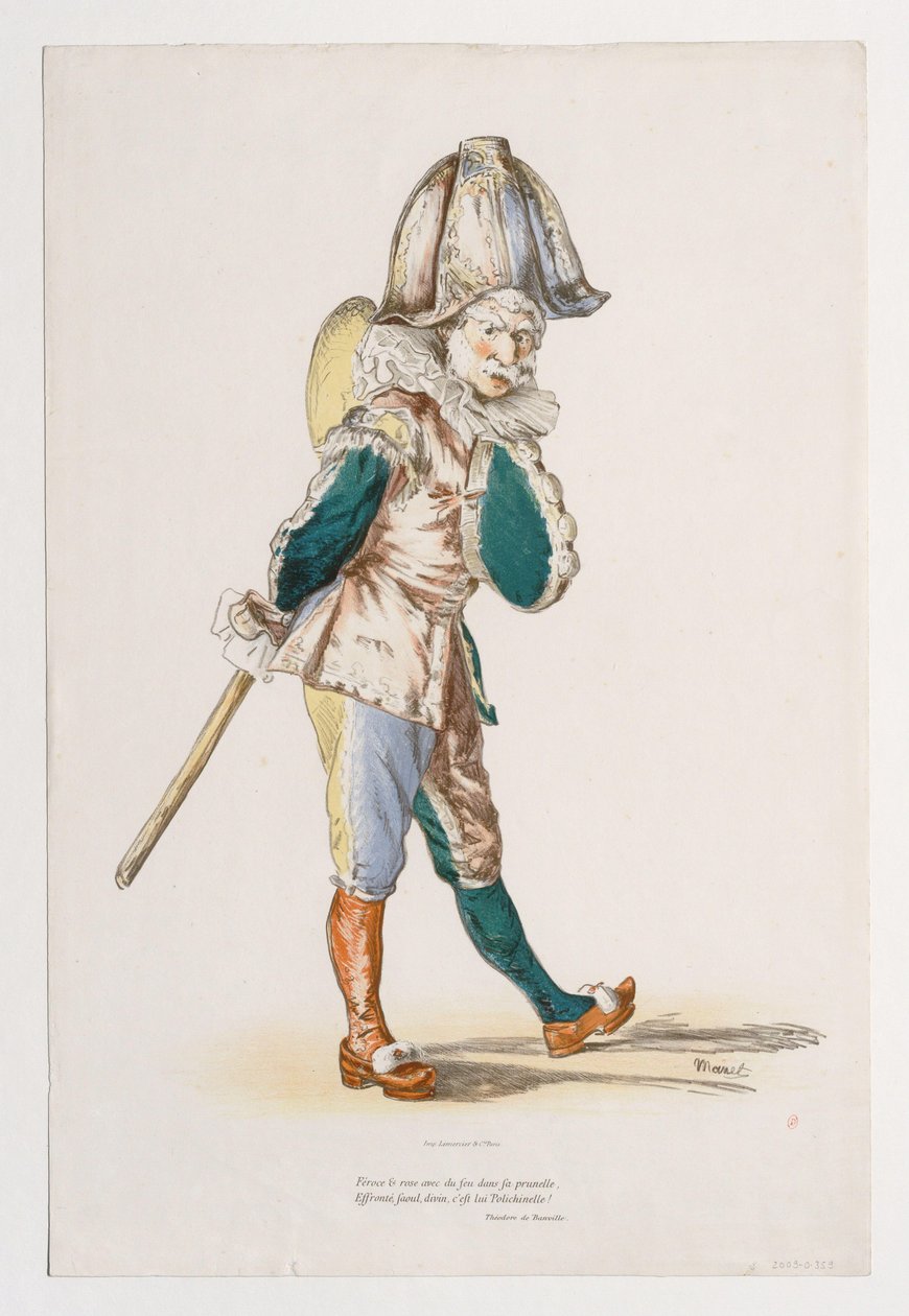 Polichinelle door Édouard Manet