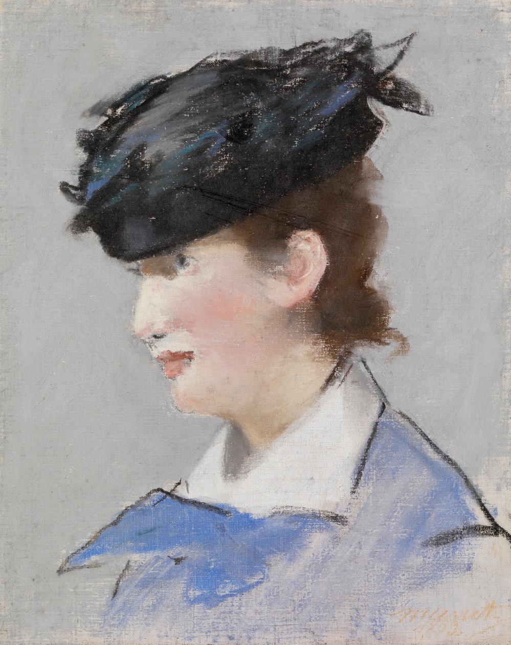 Portret van een Dame, ca. 1882-83 door Édouard Manet