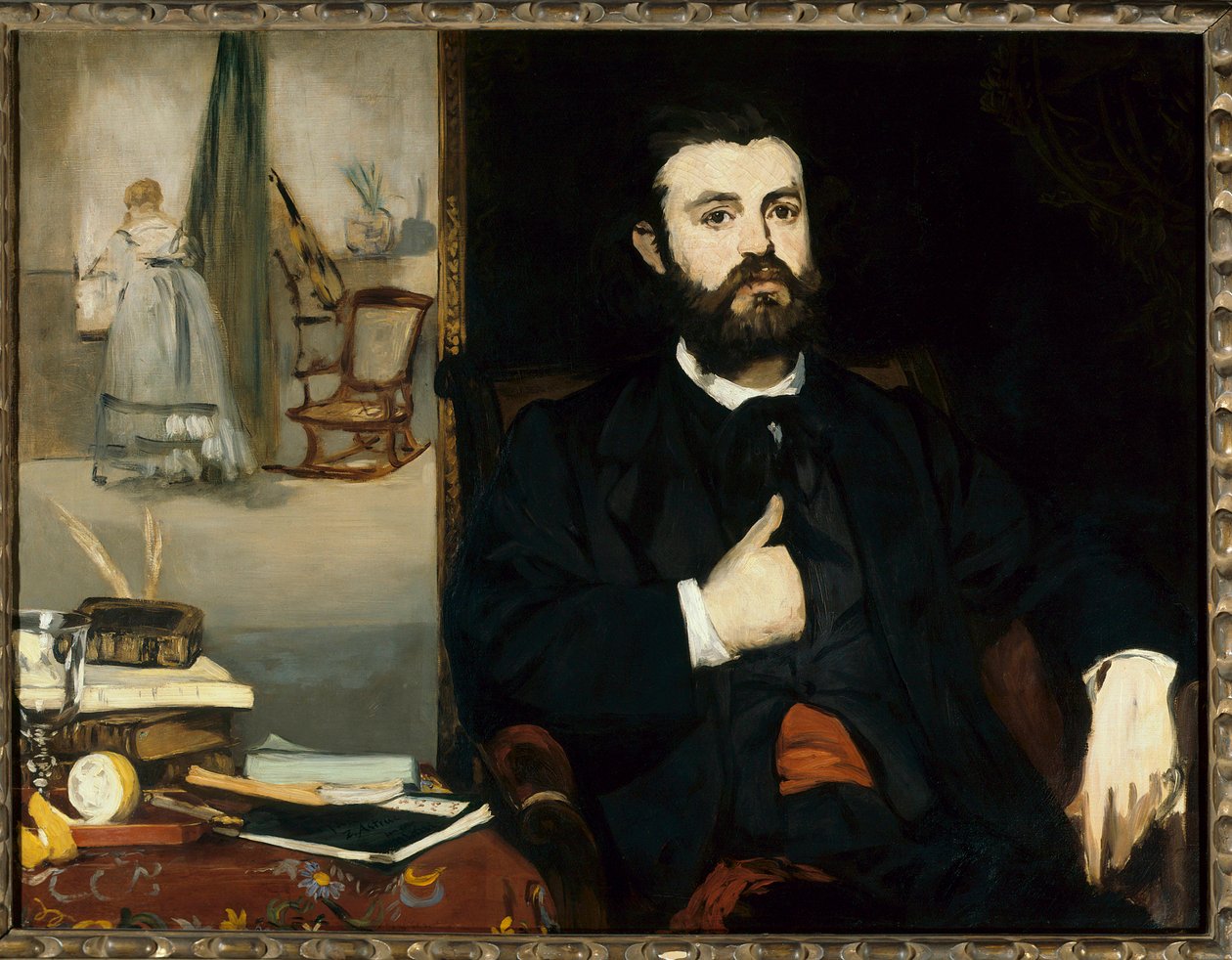Portret van de beeldhouwer Zacharie Atruc (1835-1907) door Édouard Manet
