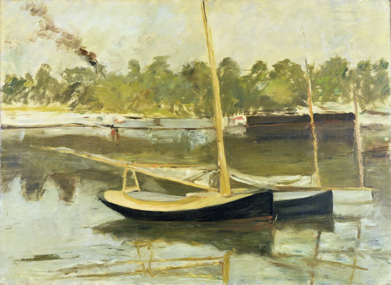 Studie van een boot in Argenteuil door Édouard Manet