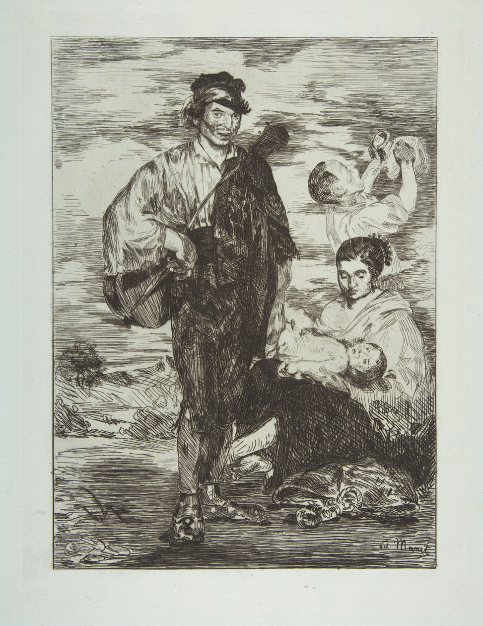 De zigeuners (Les Gitanos) door Édouard Manet