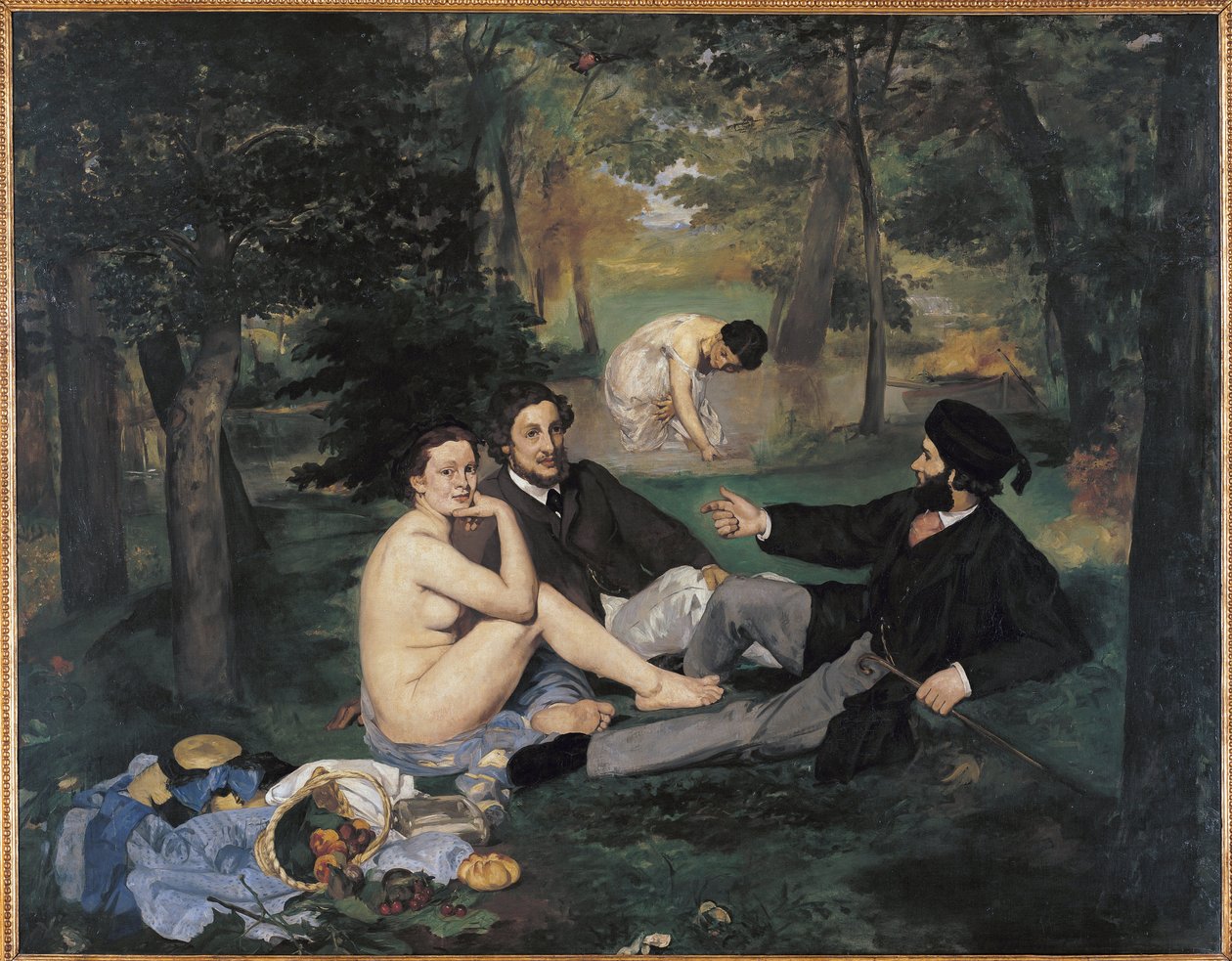 De Lunch op het Gras door Édouard Manet