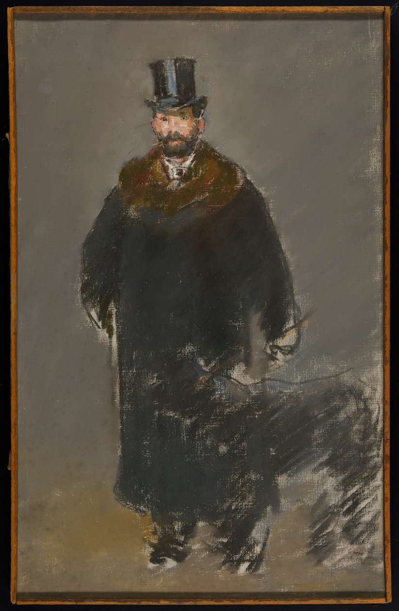 De man met de hond door Édouard Manet