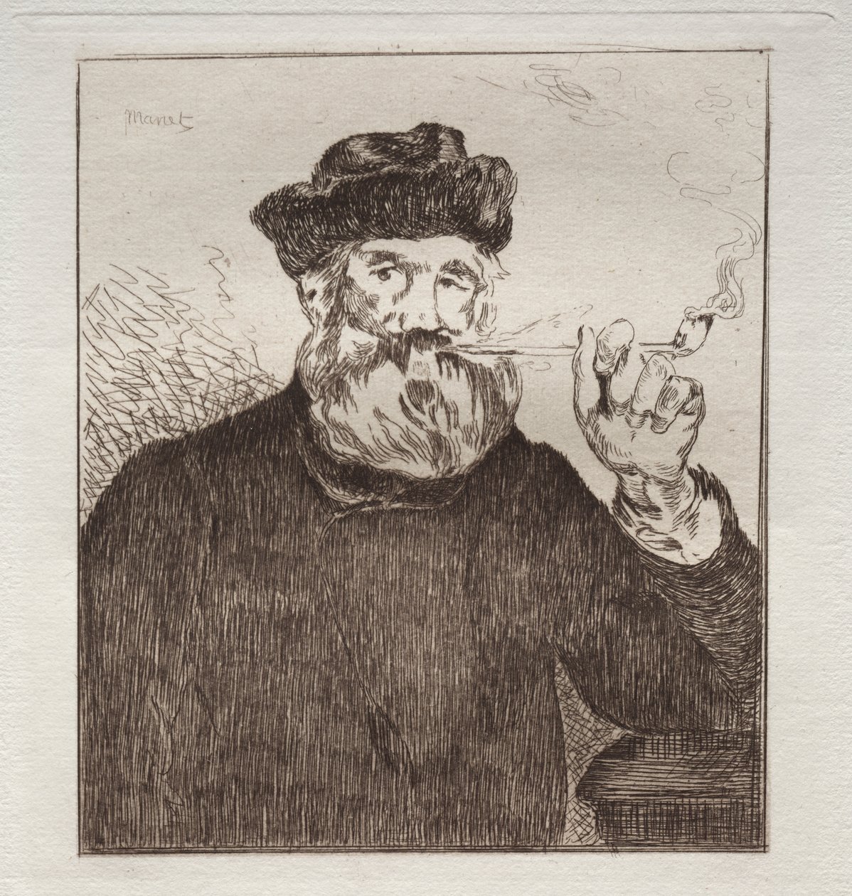 De roker door Édouard Manet