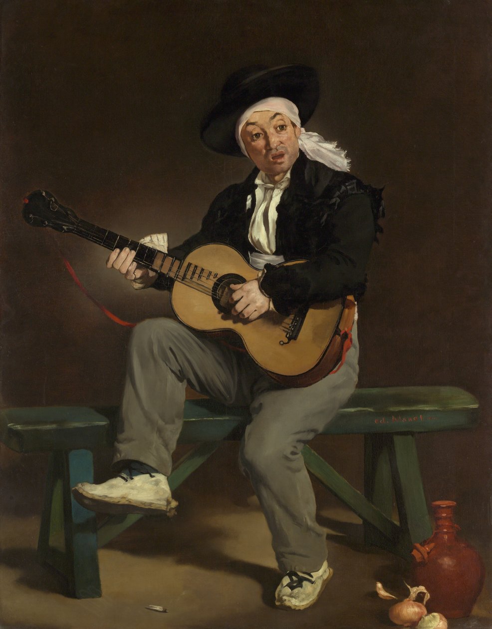 De Spaanse Zanger door Édouard Manet