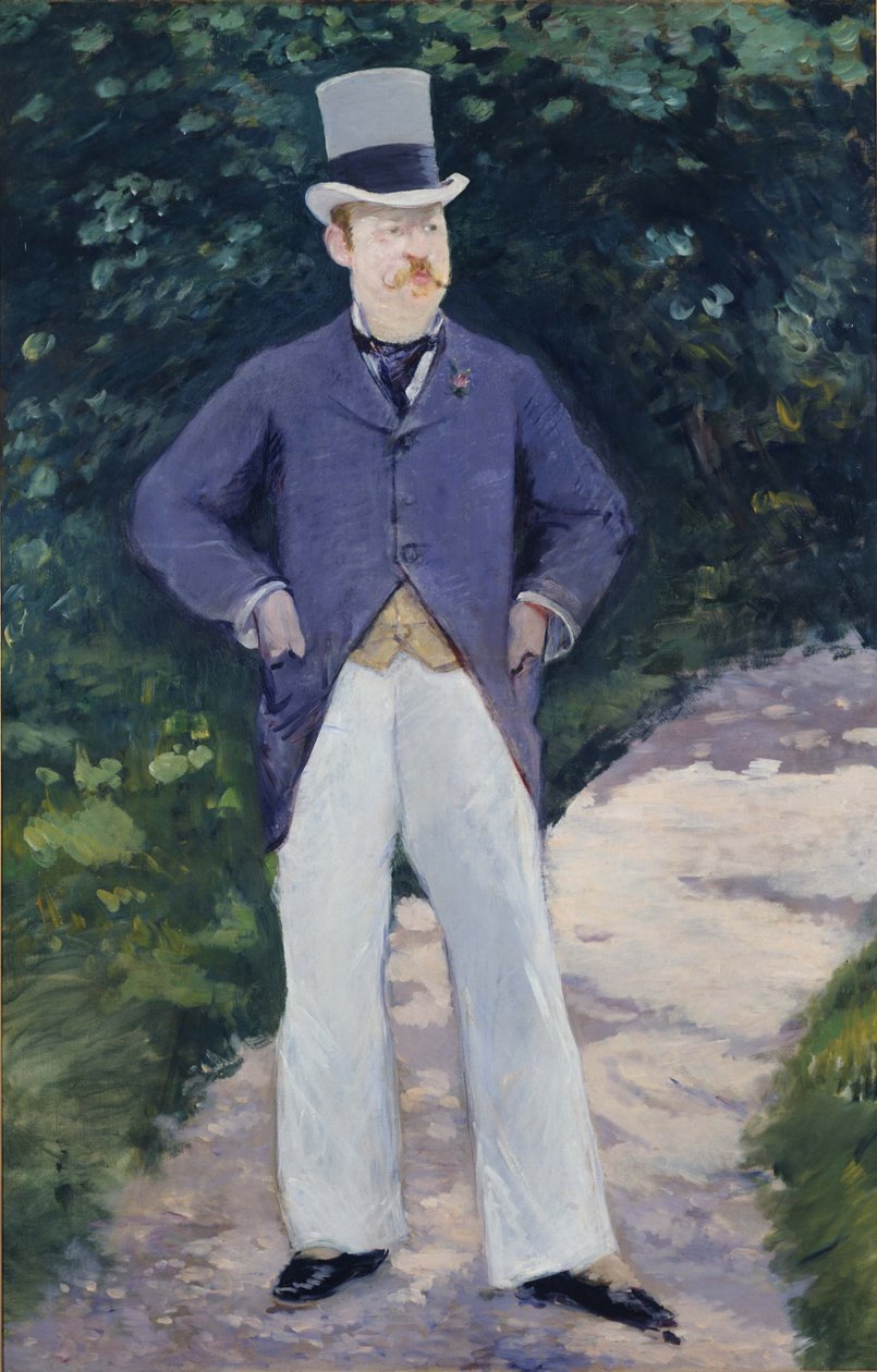 Portret van de heer Brun door Édouard Manet