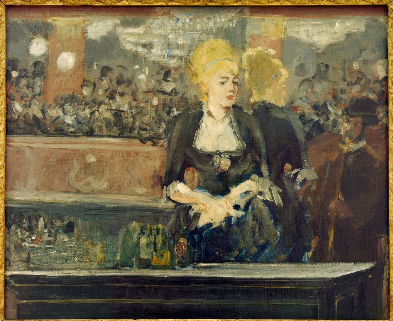 Studie voor de bar bij de Folies-Bergère door Édouard Manet